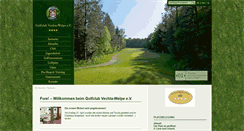 Desktop Screenshot of golfclub-vechta.de